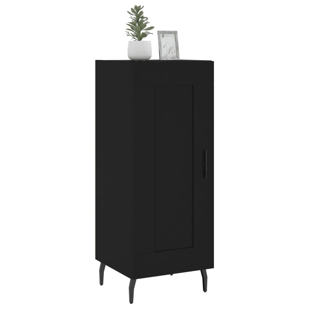 Credenza nera 34,5x34x90 cm MDF