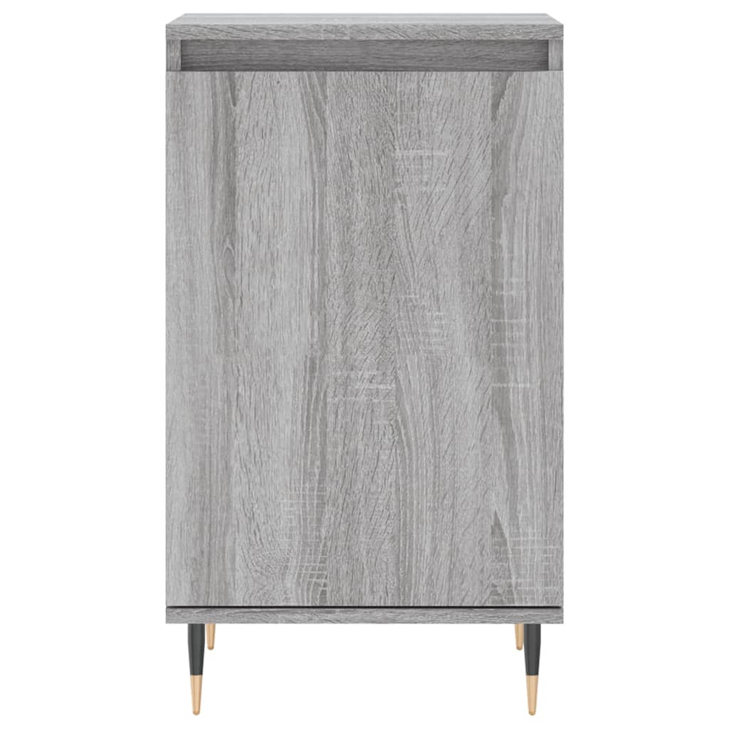 Credenza Sonoma grigia 40x35x70 cm in derivati ​​del legno