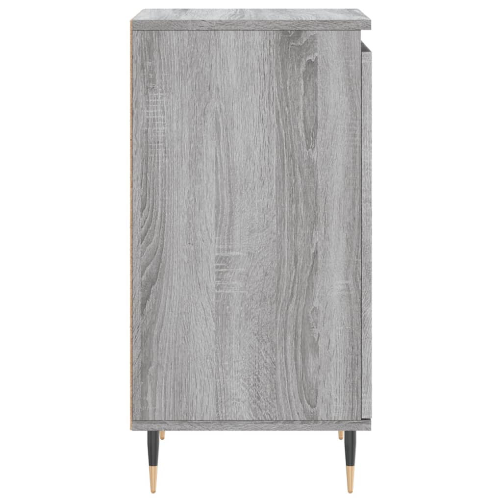 Credenza Sonoma grigia 40x35x70 cm in derivati ​​del legno