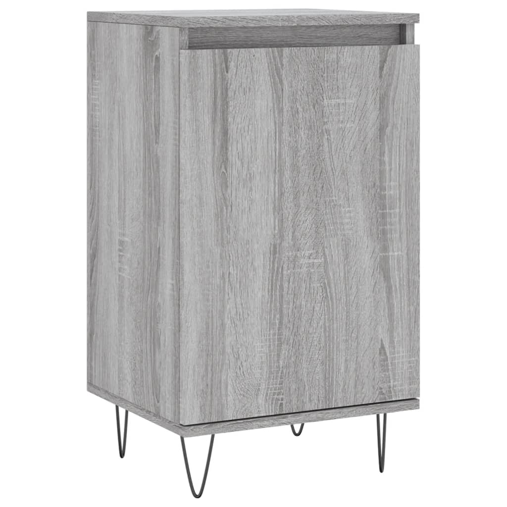 Credenza Sonoma grigia 40x35x70 cm in derivati ​​del legno