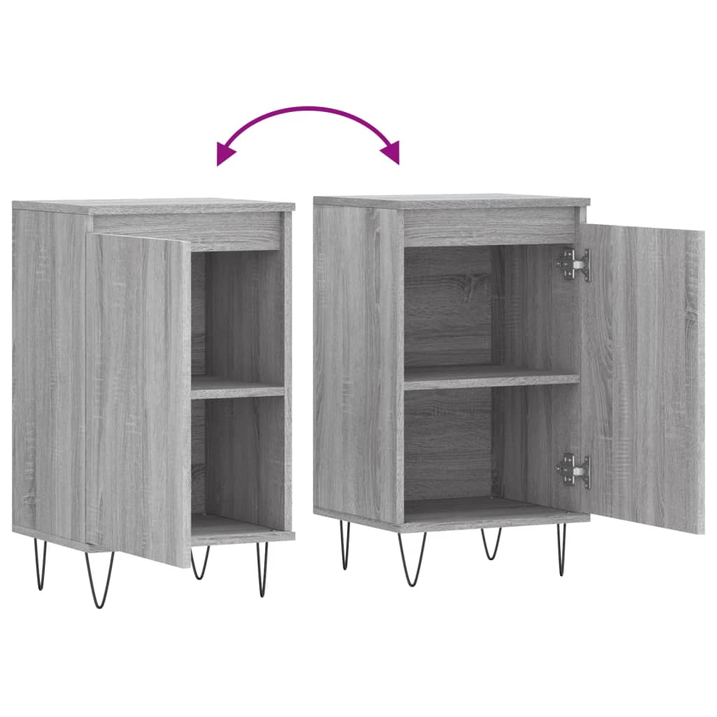 Sonoma Grey Buffet 40x35x70 cm Engineering Holz