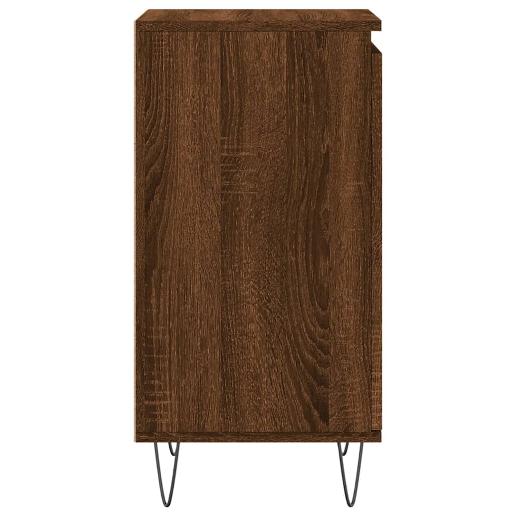 Buffets 2 pcs brown oak 40x35x70 cm engineering wood