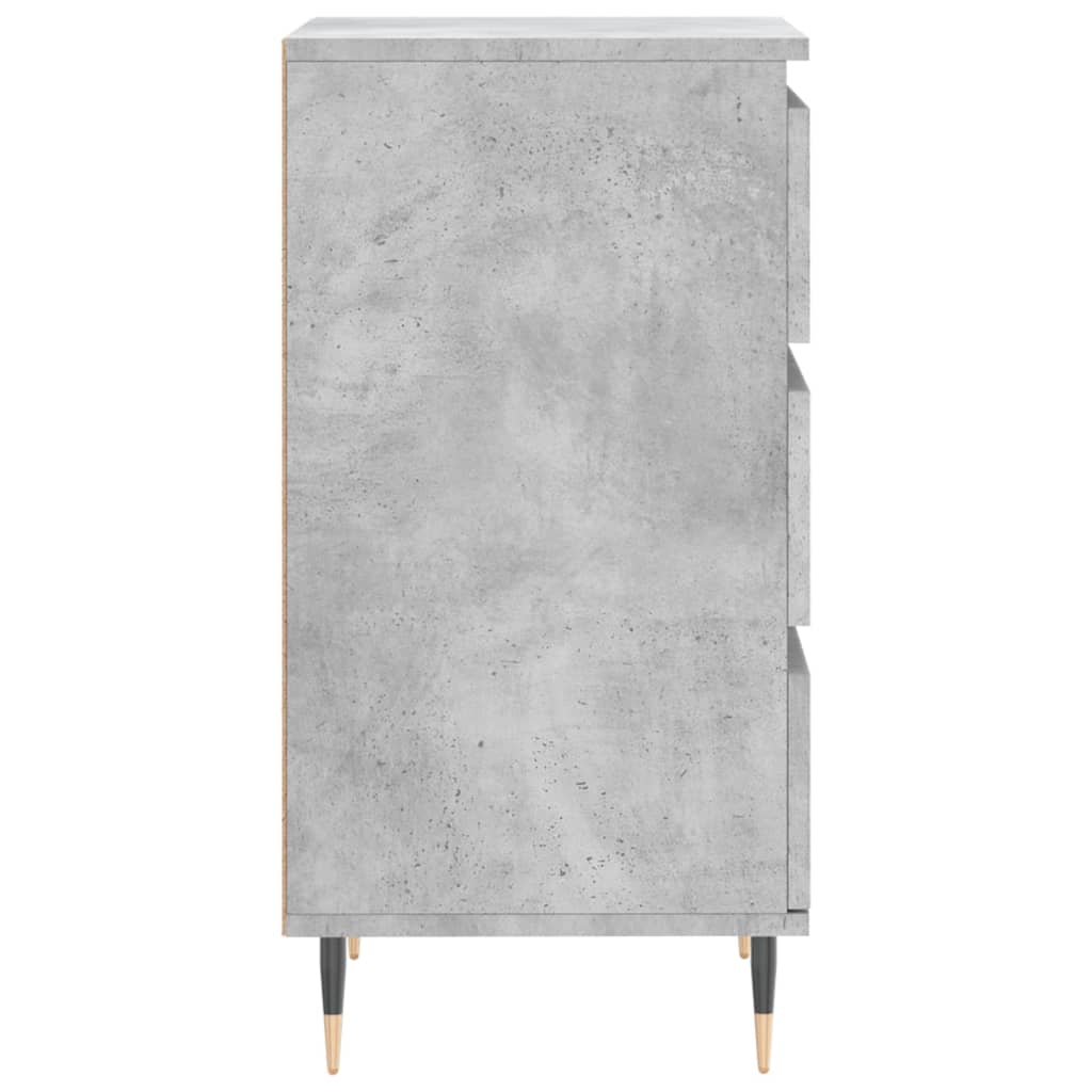 Credenza grigio cemento 40x35x70 cm in multistrato