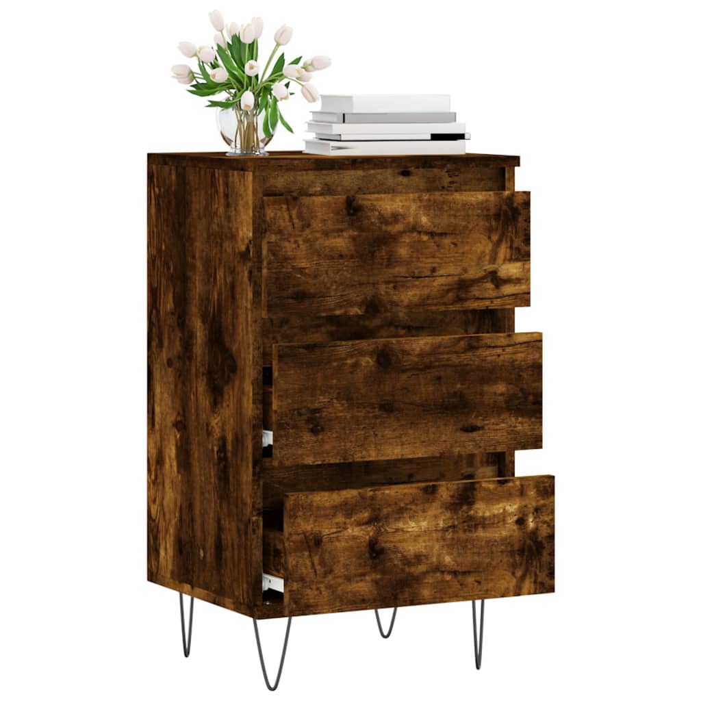 Raucher -Eichenbuffet 40x35x70 cm Engineering Holz