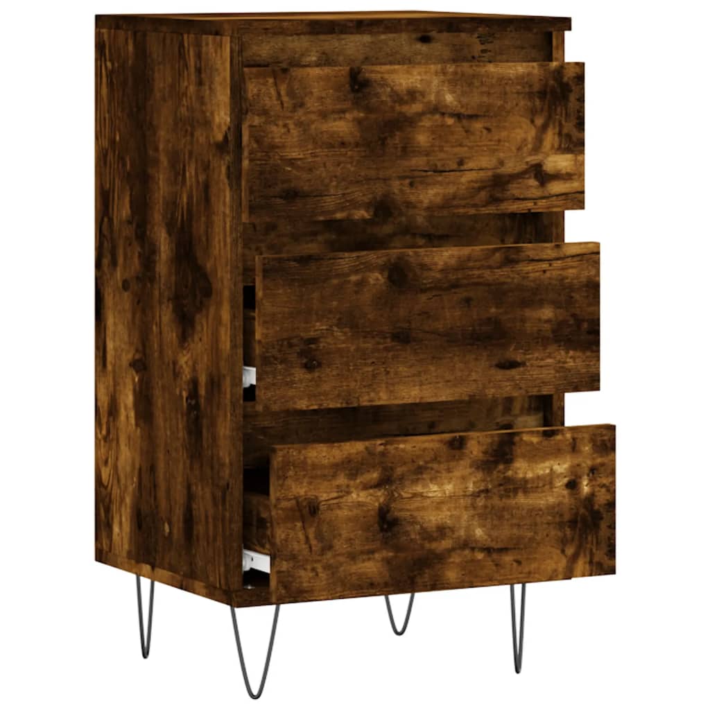 Smoked oak buffet 40x35x70 cm engineering wood