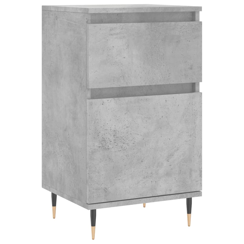 Credenza grigio cemento 40x35x70 cm in multistrato