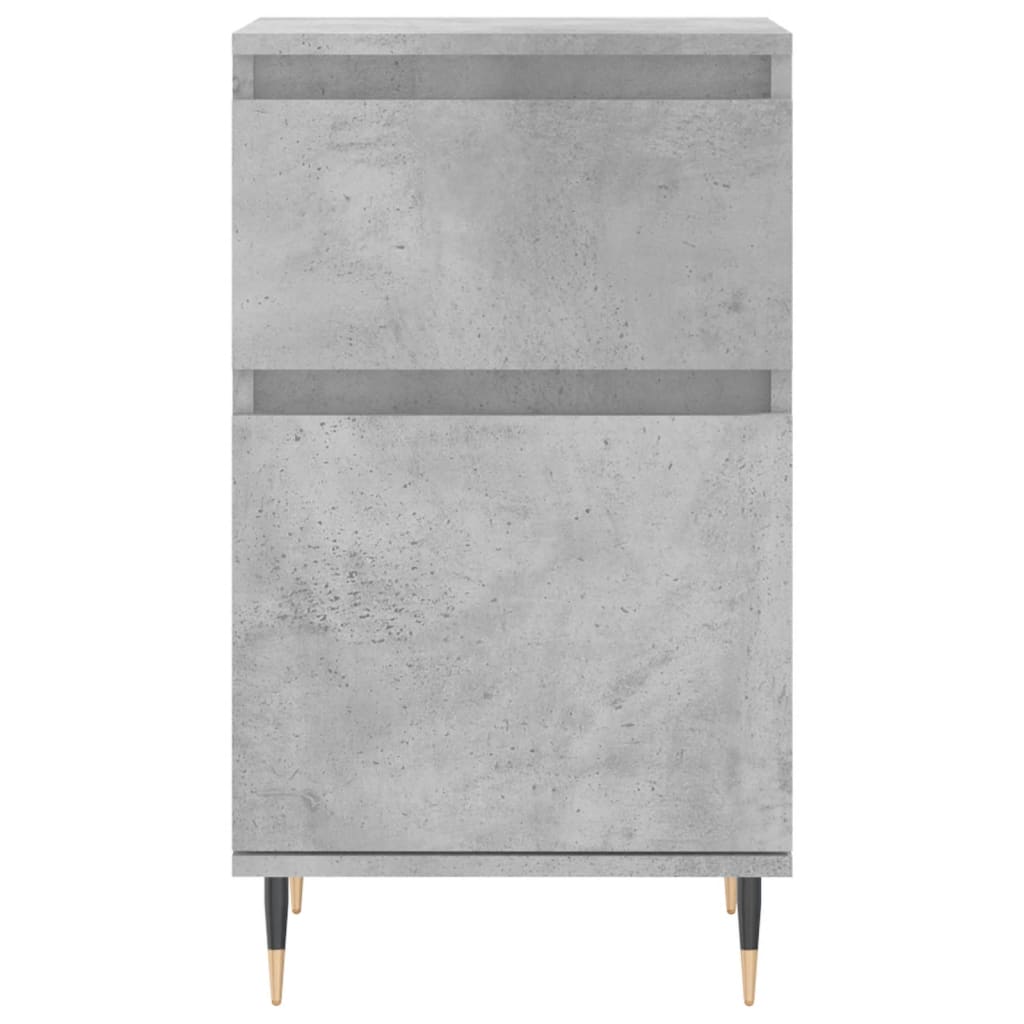 Credenza grigio cemento 40x35x70 cm in multistrato