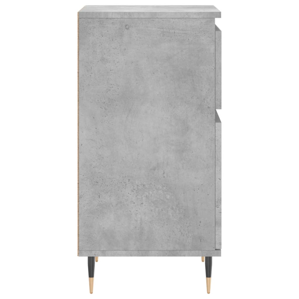 Credenza grigio cemento 40x35x70 cm in multistrato