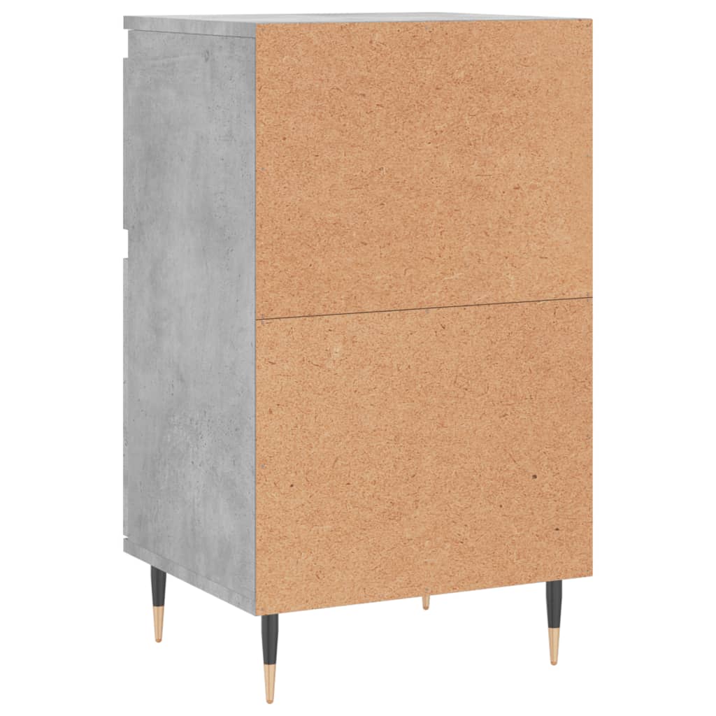 Credenza grigio cemento 40x35x70 cm in multistrato