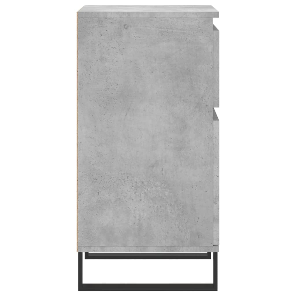 Credenza grigio cemento 40x35x70 cm in multistrato