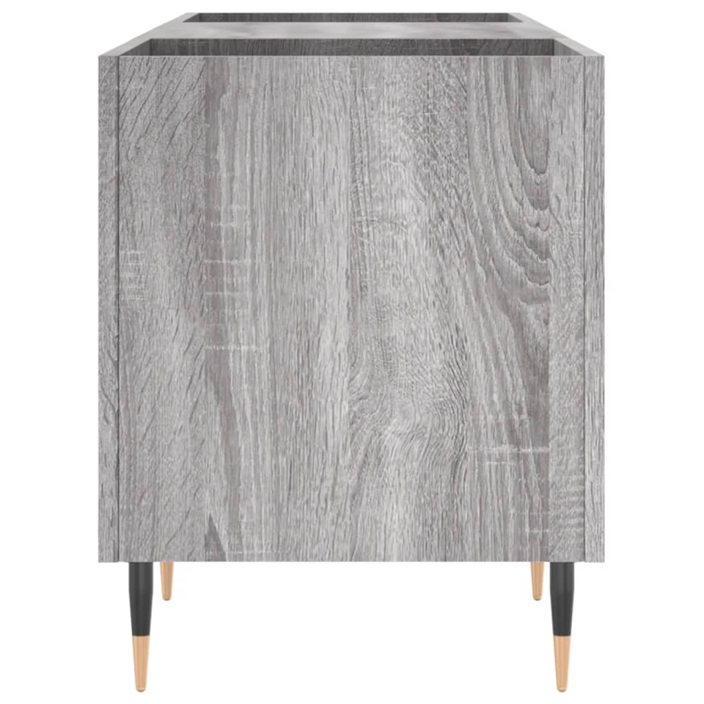 Sonoma Grey Disc Cabinet 121x38x48 cm Engineering Holz