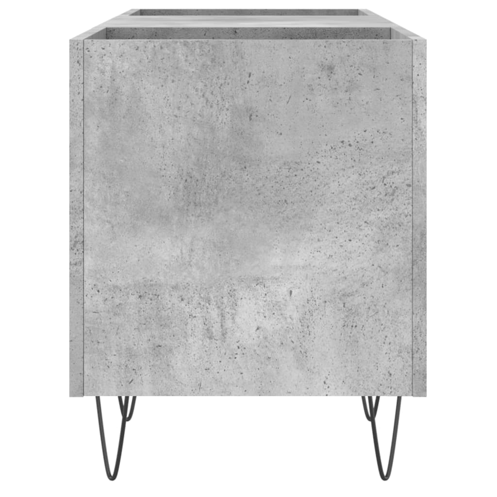 Concrete gray disc cabinet 121x38x48 cm engineering wood