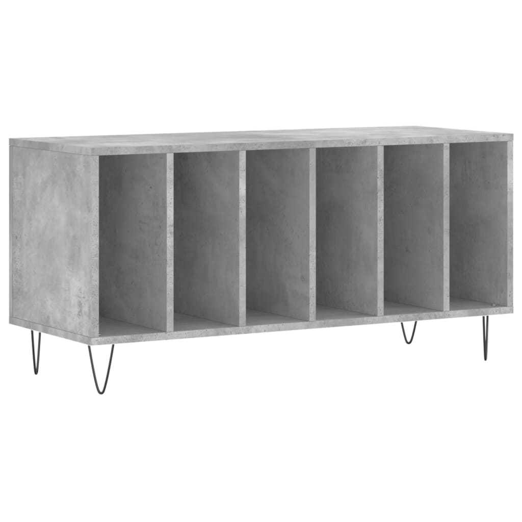 Gray Concrete Gray 100x38x48 cm Wood Engineering Cabinet