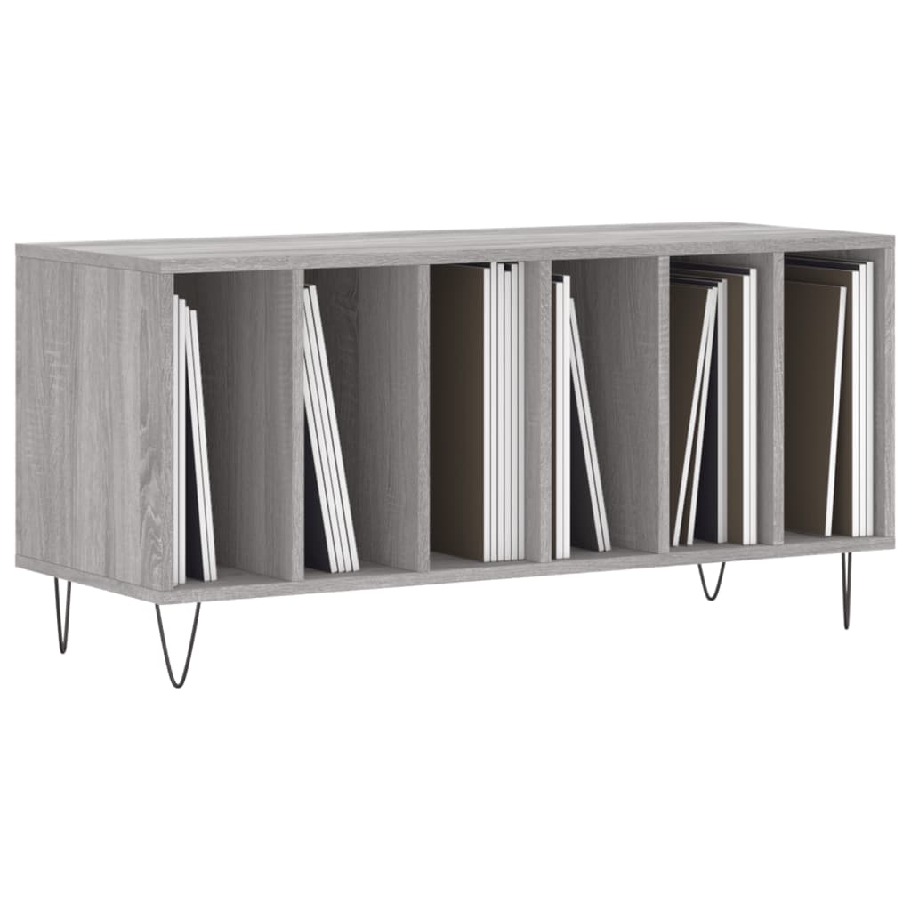 Sonoma Grey Disc Cabinet 100x38x48 cm ingegneristica legna