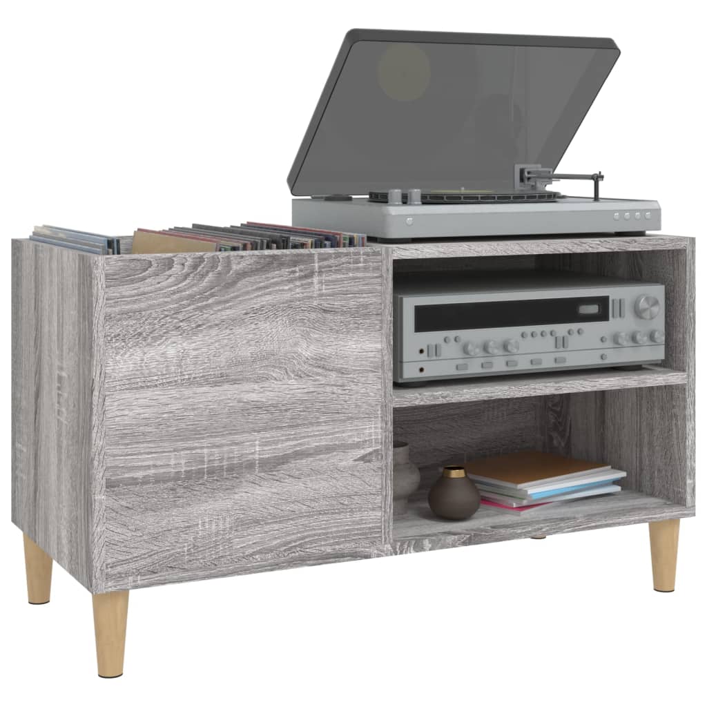Sonoma gray disc cabinet 84.5x38x48 cm engineering wood
