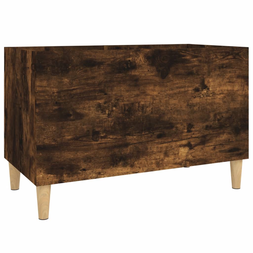 Smoked oak disc cabinet 74.5x38x48 cm engineering wood