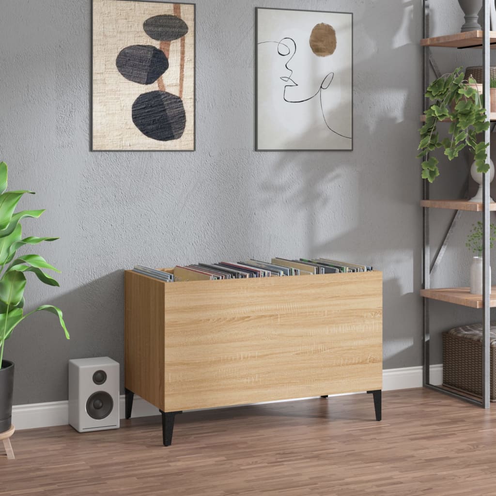 Sonoma Oak Disc Cabinet 74.5x38x48 cm Ingenieurholz Holz