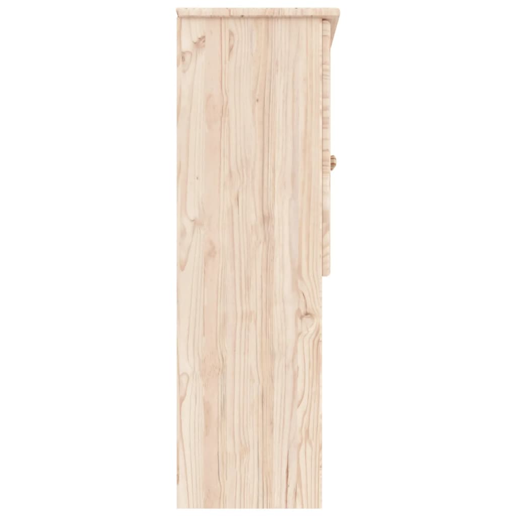 Cassettiera ALTA 77x30x92 cm in legno massello di pino