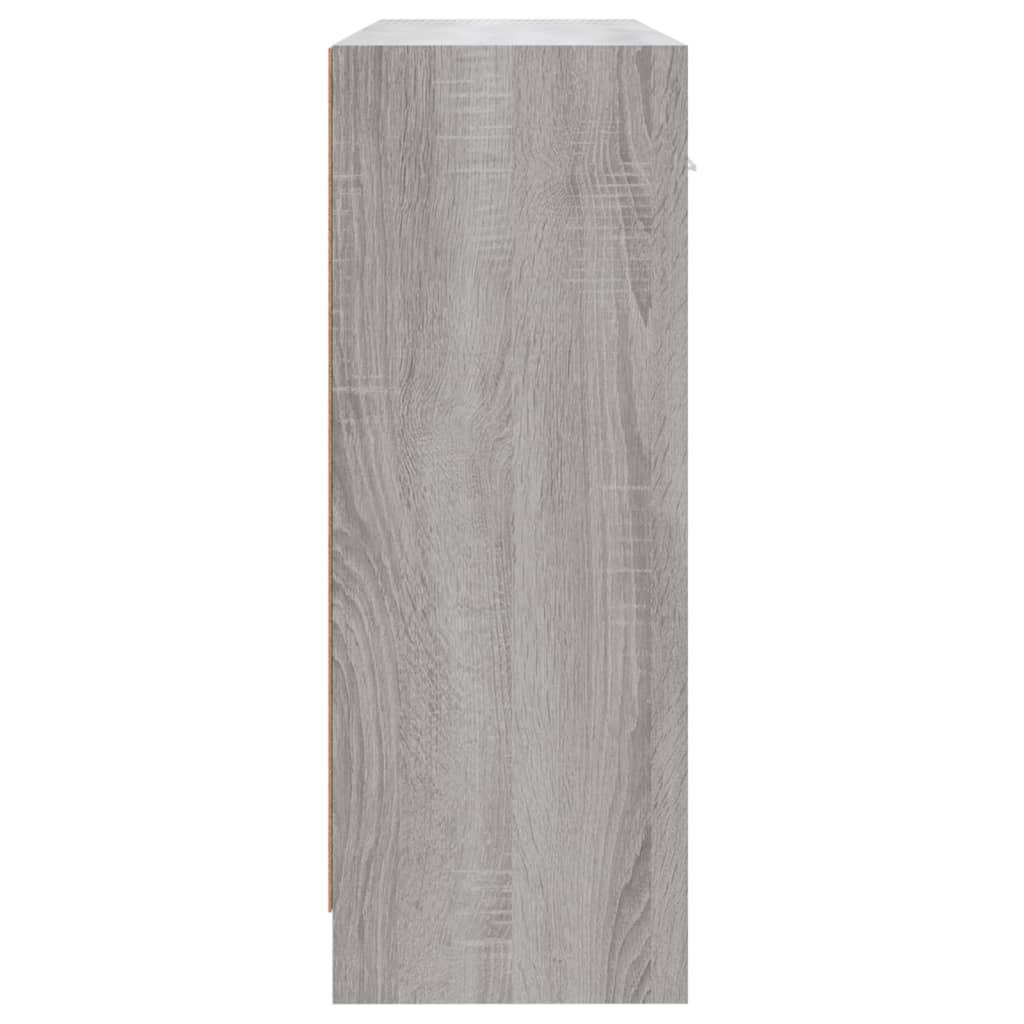 Sonoma Grey Buffet 91x28x75 cm ingegnerista legno