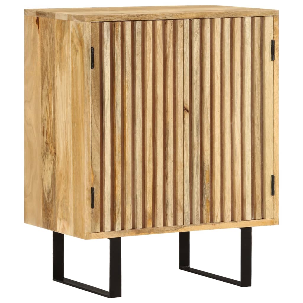 Credenza con 2 ante 55x35x70 cm in legno massello di mango