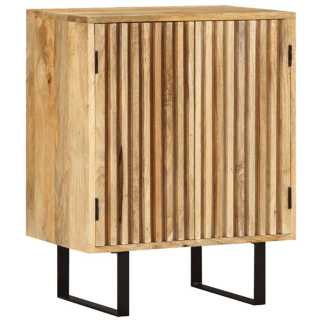 Buffet avec 2 portes 55x35x70 cm bois massif de manguier