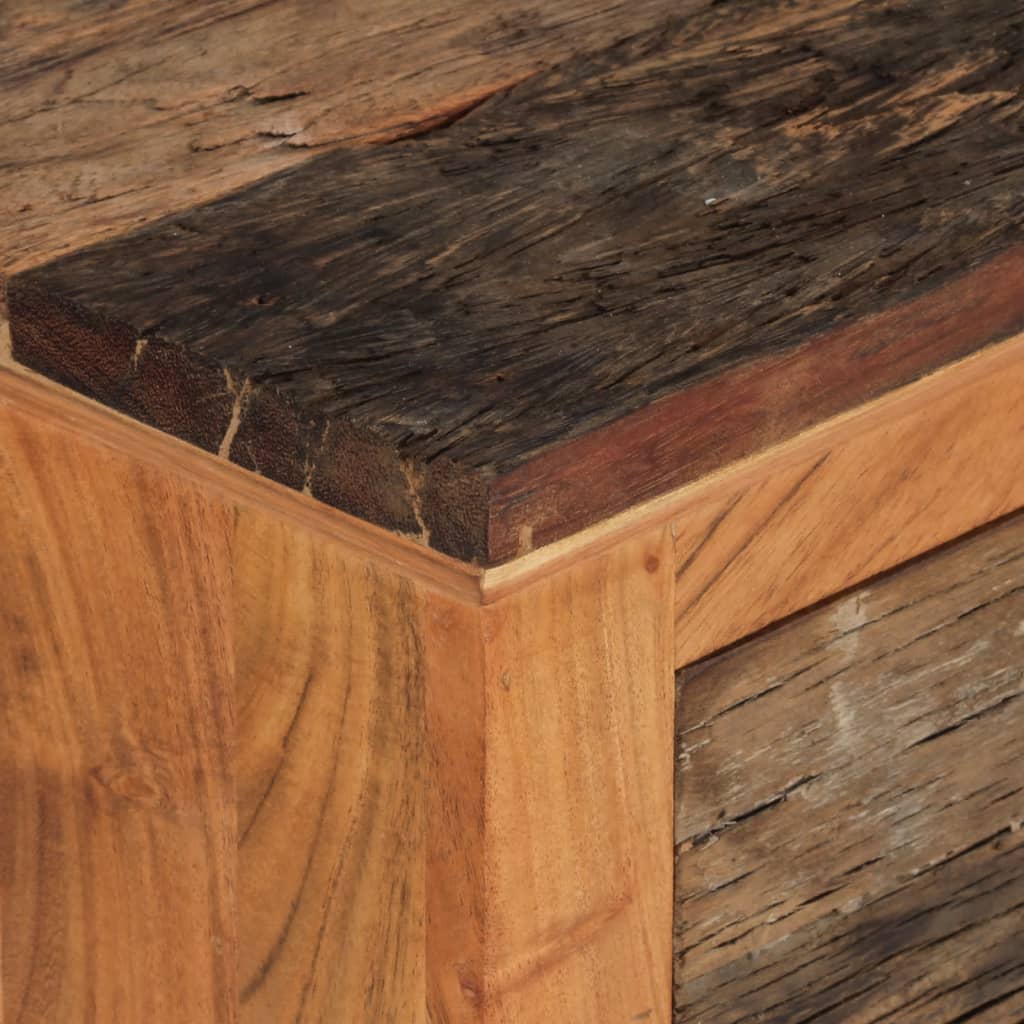 55x33x75 cm Solid Acacia wood cabinet