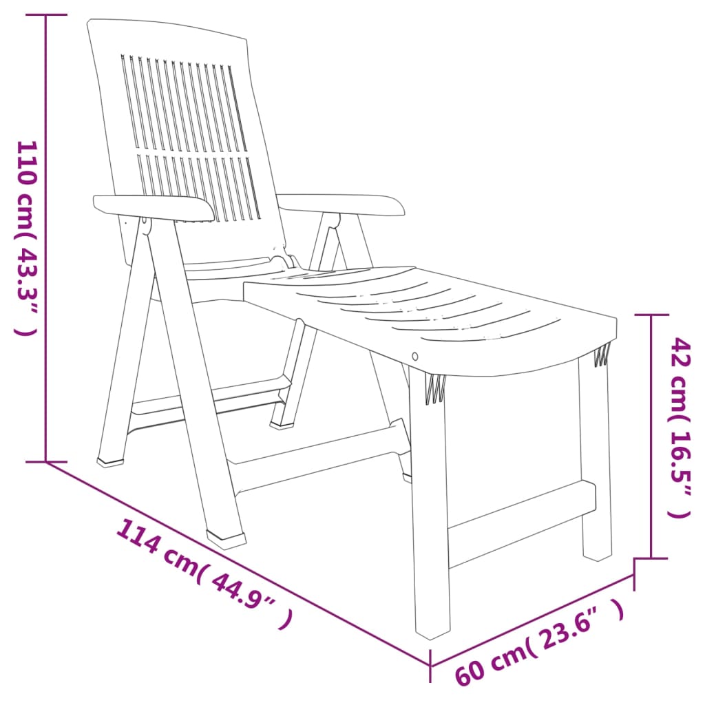 Plastik White Lounge Stuhl