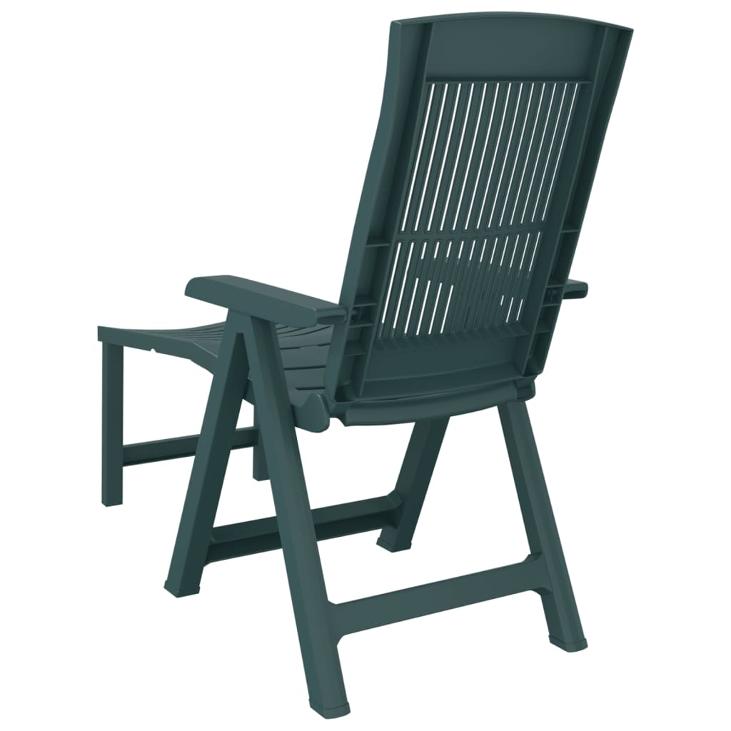 Plastic Green Lounge Stuhl