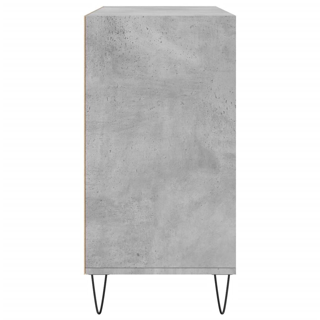 Credenza grigio cemento 103,5x35x70 cm in multistrato