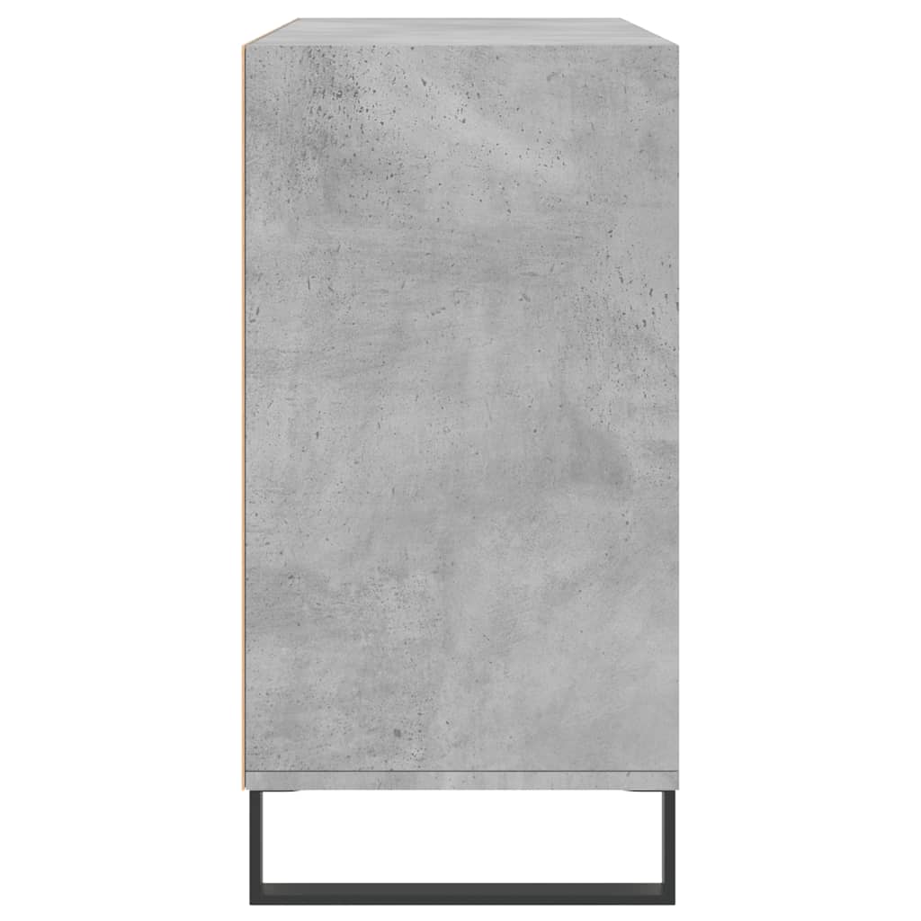 Credenza grigio cemento 103,5x35x70 cm in multistrato