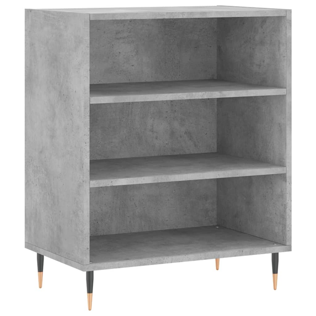 Credenza grigio cemento 57x35x70 cm in multistrato