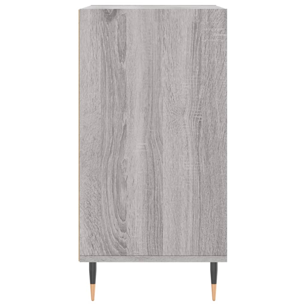 Credenza Sonoma grigia 57x35x70 cm in derivati ​​del legno