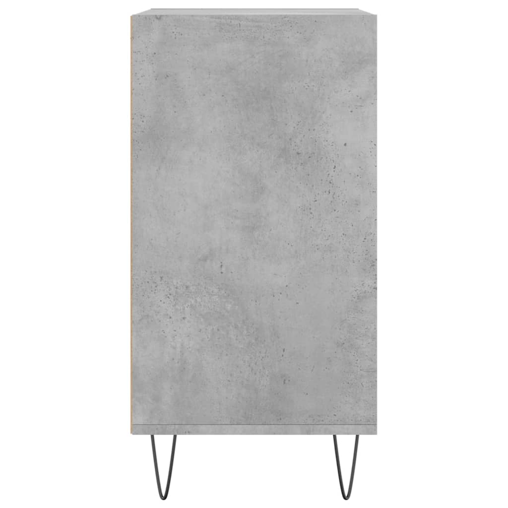 Credenza grigio cemento 57x35x70 cm in multistrato