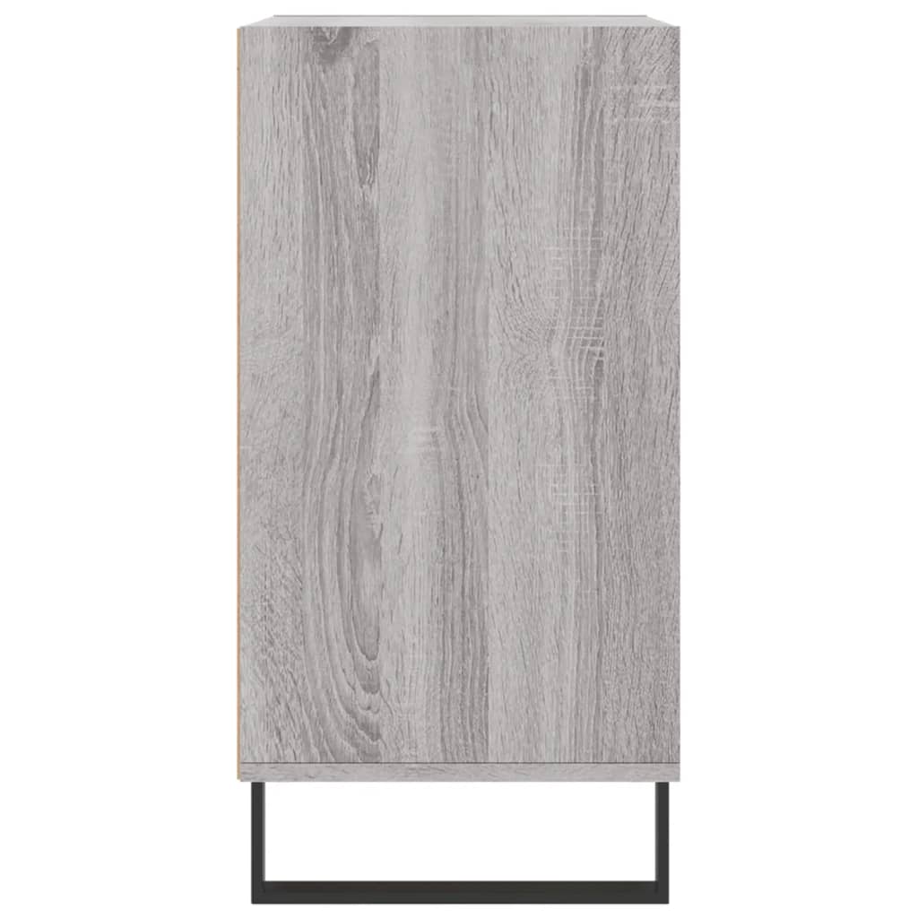 Credenza Sonoma grigia 57x35x70 cm in derivati ​​del legno