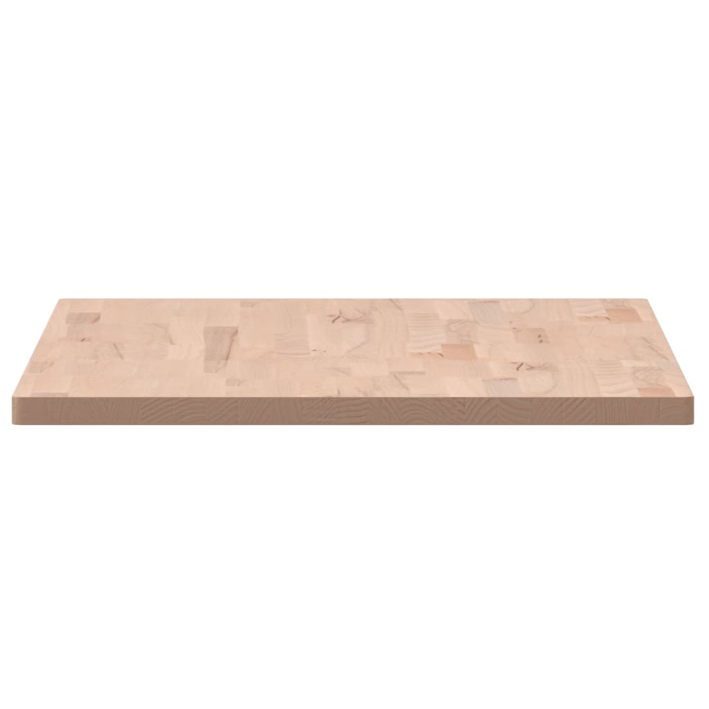 Dessus de table 100x60x2,5cm rectangulaire bois massif de hêtre