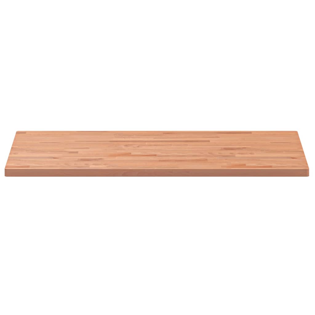 Dessus de table 100x60x2,5cm rectangulaire bois massif de hêtre