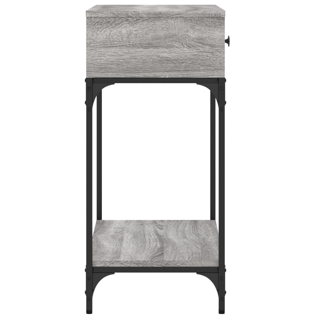 Sonoma gray console table 75x34.5x75 cm engineering wood