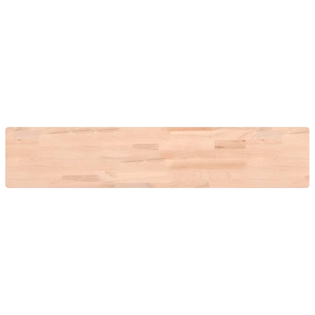 Mensola da parete 100x20x4 cm in legno massello di faggio