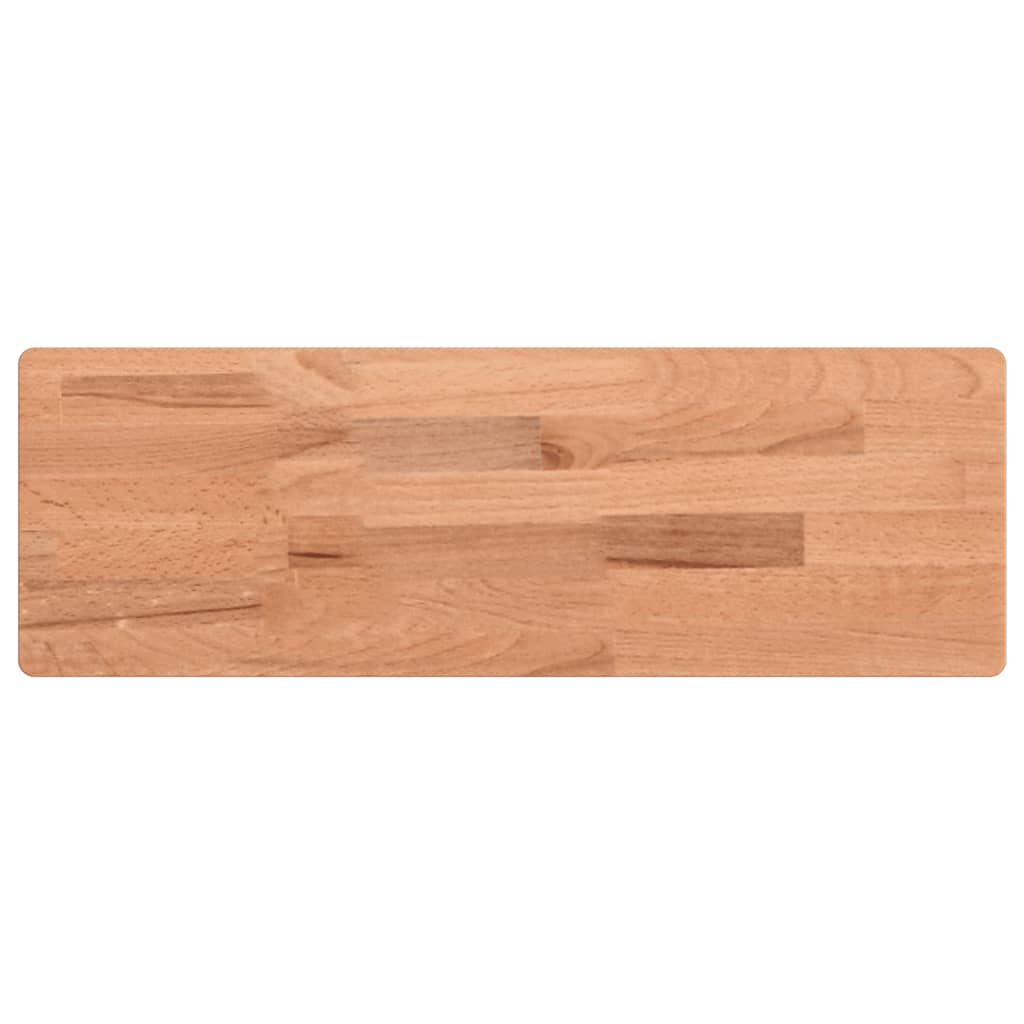 60x20x4 cm Wall shelf solid beech wood
