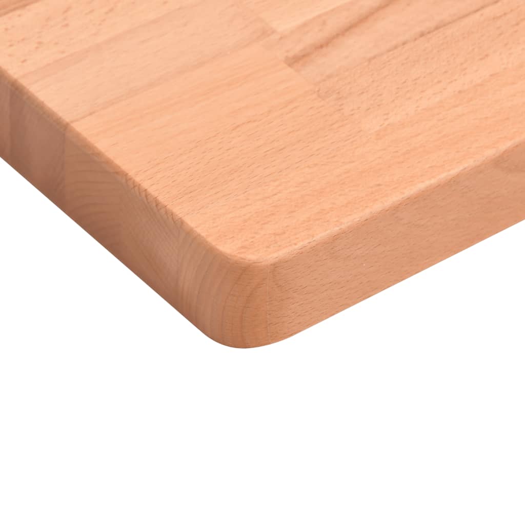 80x20x4 cm Wall shelf solid beech wood