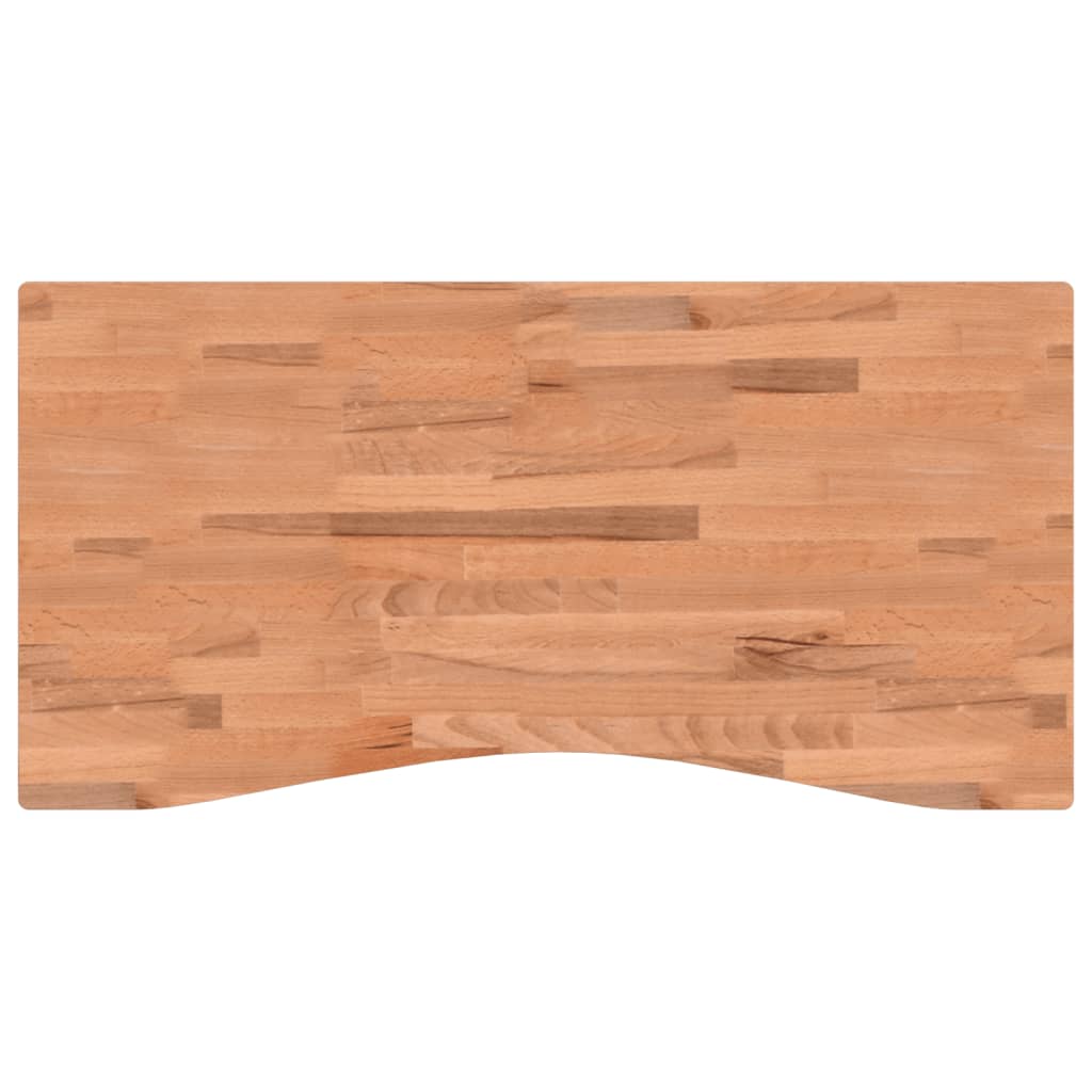 Office top 100x (45-50) x4 cm Solid beech wood