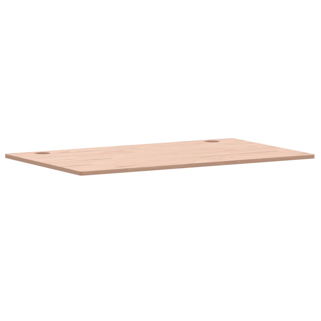 Desk top 100x60x1.5 cm solid beech wood