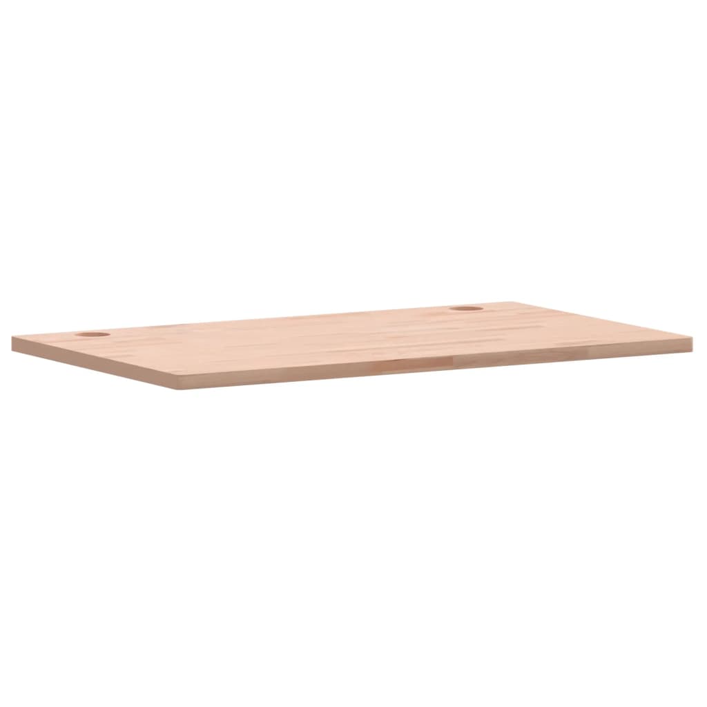Desk top 100x60x2.5 cm solid beech wood