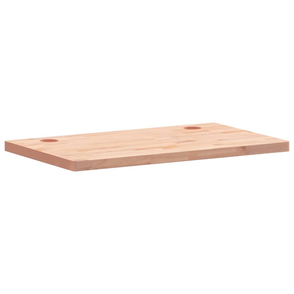 Desk top 100x60x4 cm solid beech wood