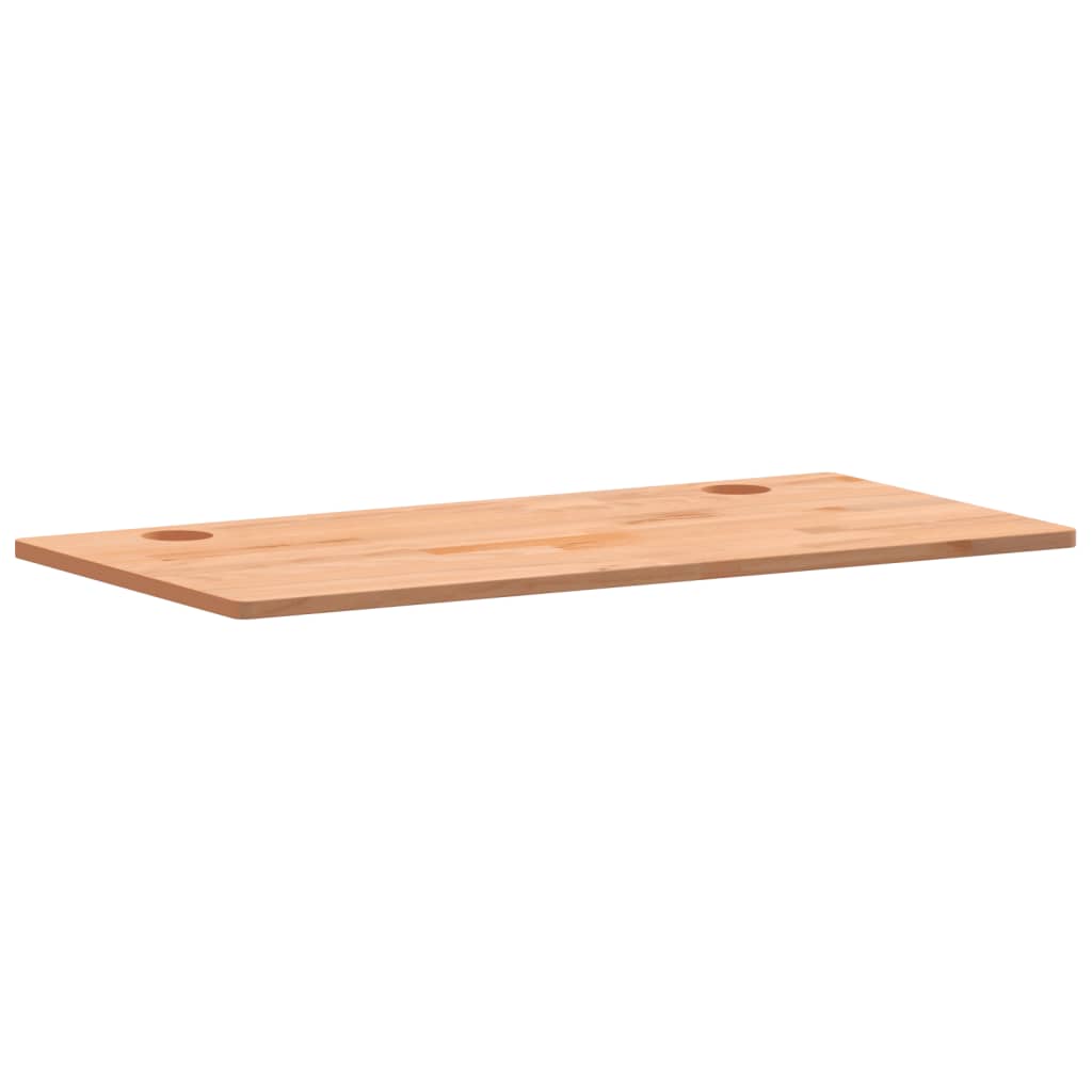 Desk top 100x50x1.5 cm solid beech wood