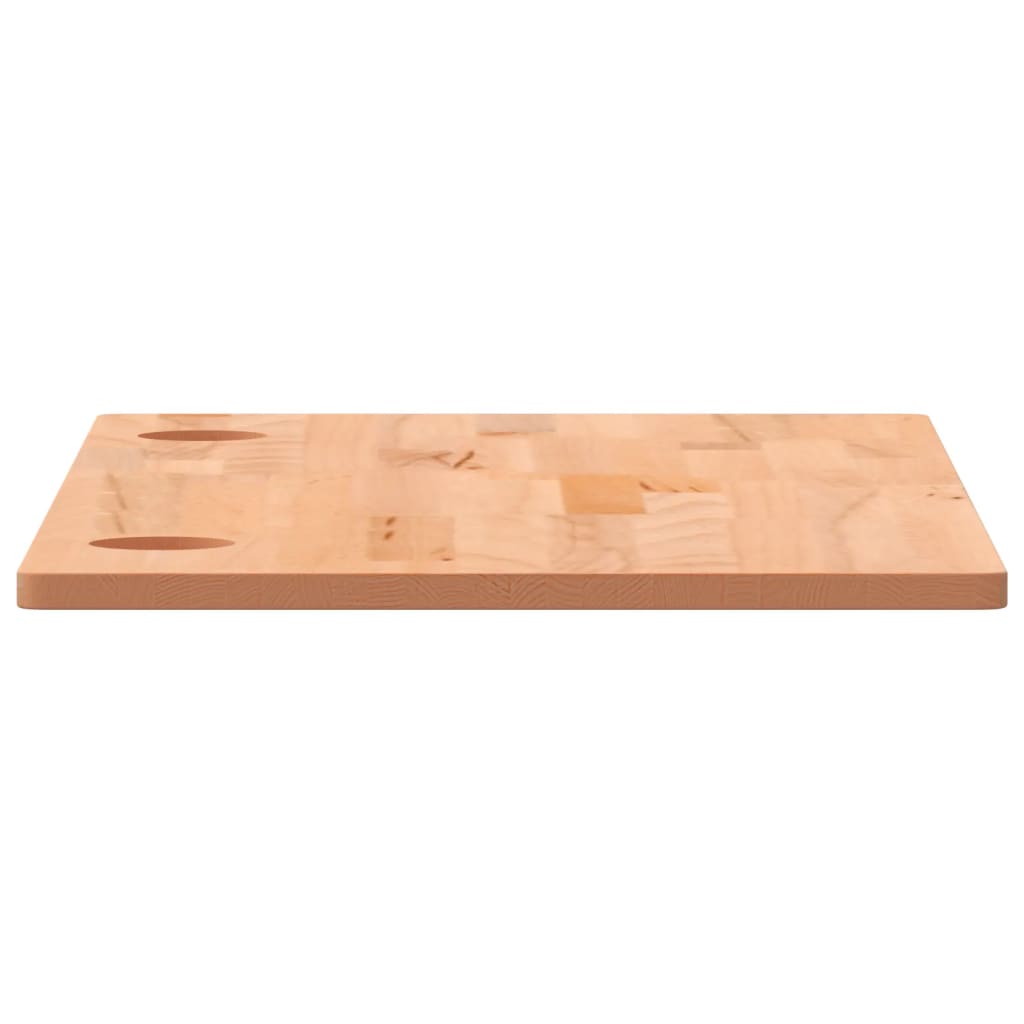Desk top 100x50x1.5 cm solid beech wood