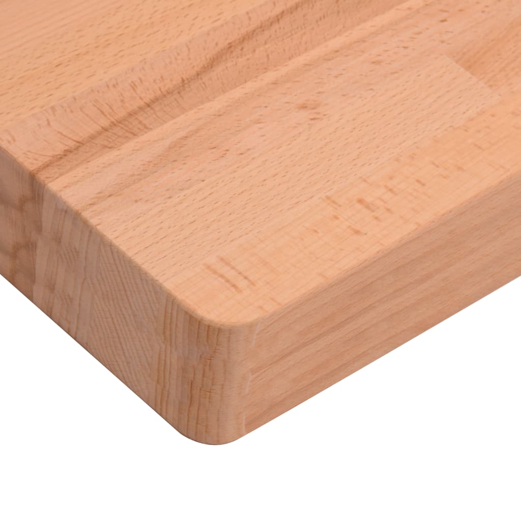 Desk top 100x50x4 cm solid beech wood
