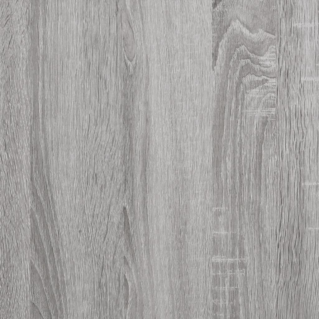 Tabella della console grigia Sonoma 160x30x75 cm in legno e ferro