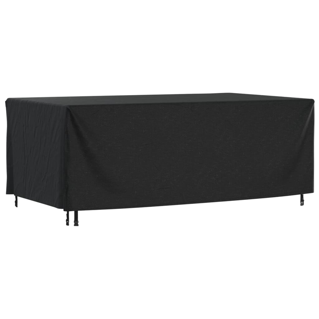 Black garden furniture cover 240x140x90 cm Waterproof 420D