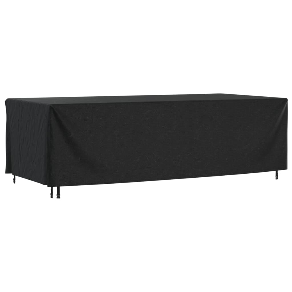 Black garden furniture cover 300x140x90 cm Waterproof 420D